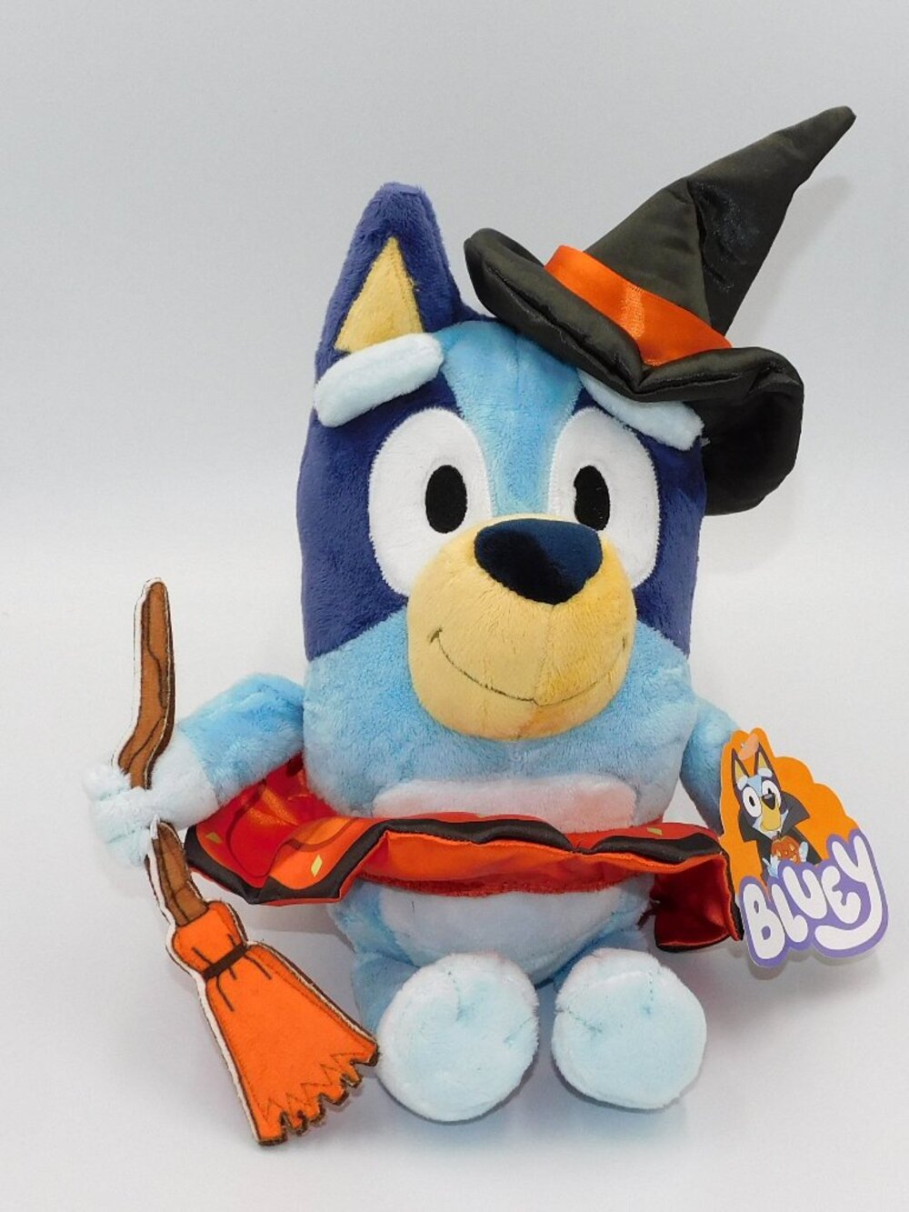 Bluey Halloween Plush Stuffed Animal Witch Trick or Treat Disney NEW